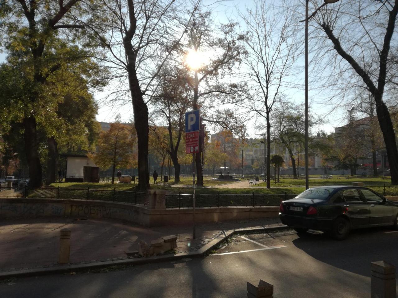 By The Park Free Parking Appartement Belgrado Buitenkant foto